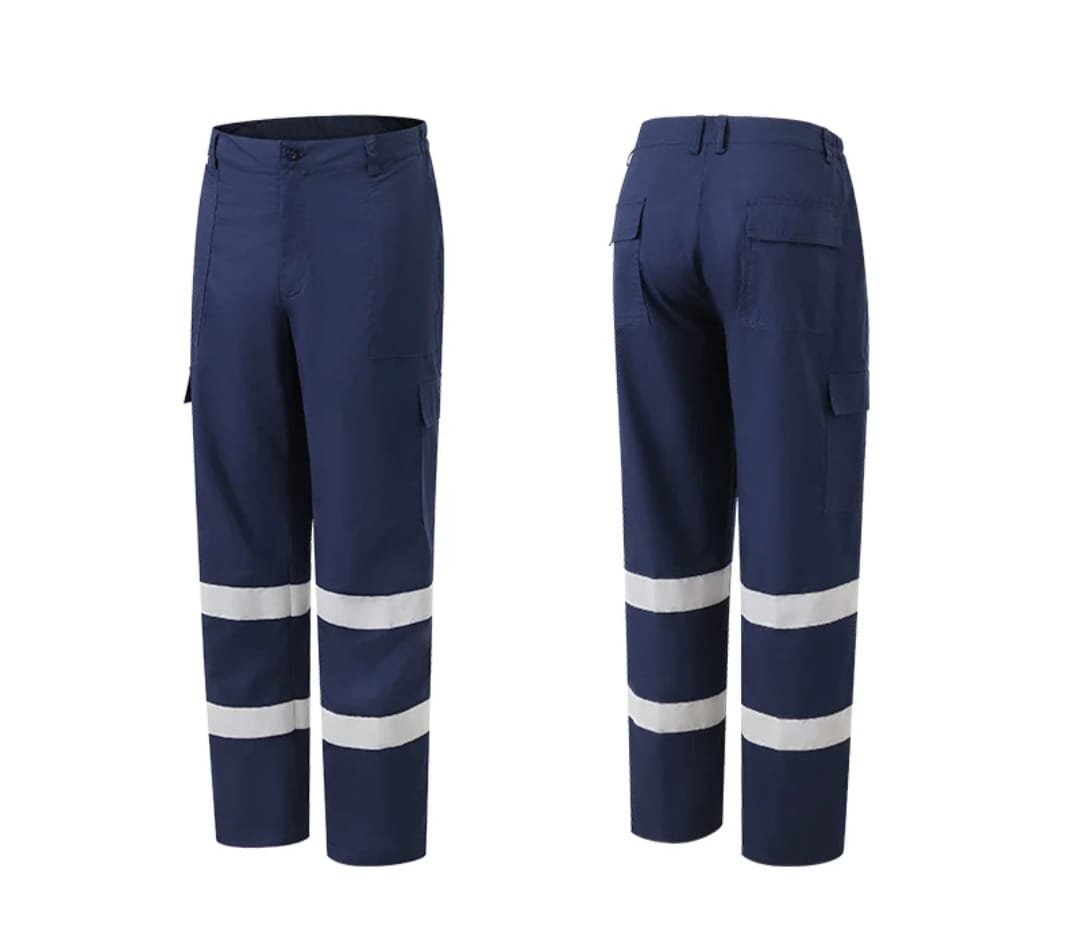 Pantalon cargo marine réfléchissant