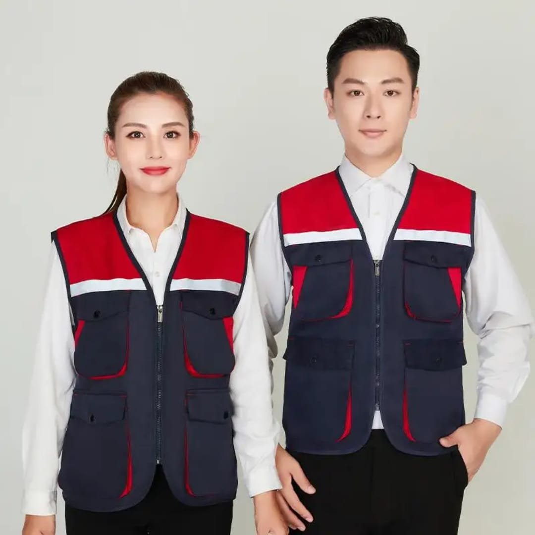 Gilet d'accueil bicolore — Vêtements de travail
