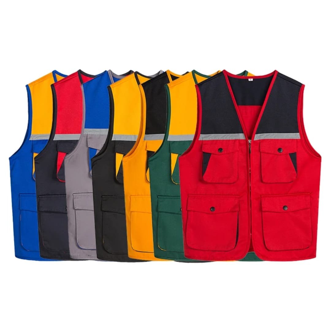 Gilet multipoches — 8 coloris — Vêtements de travail