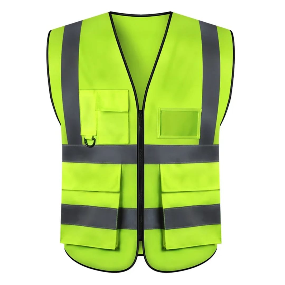 Gilet HV multipoches jaune