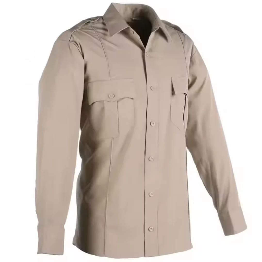 Chemise d'uniforme beige