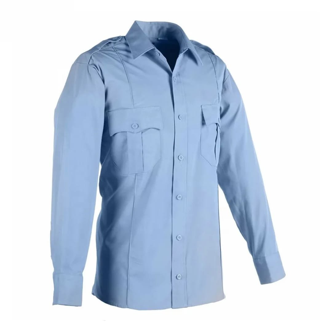 Chemise d'uniforme bleu ciel