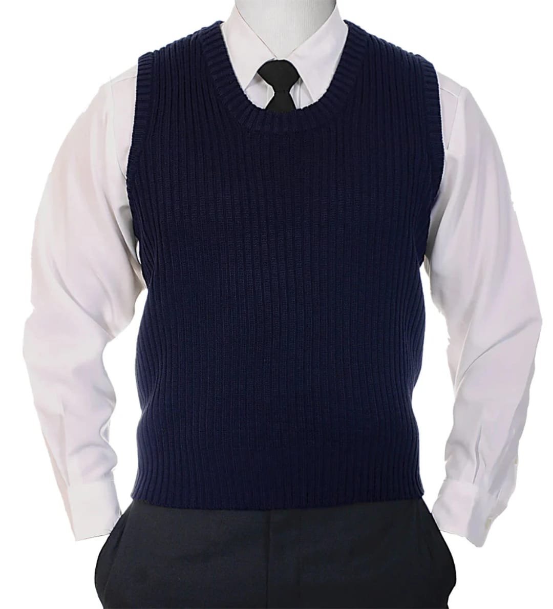 Pull sans manches côtelé — Uniformes